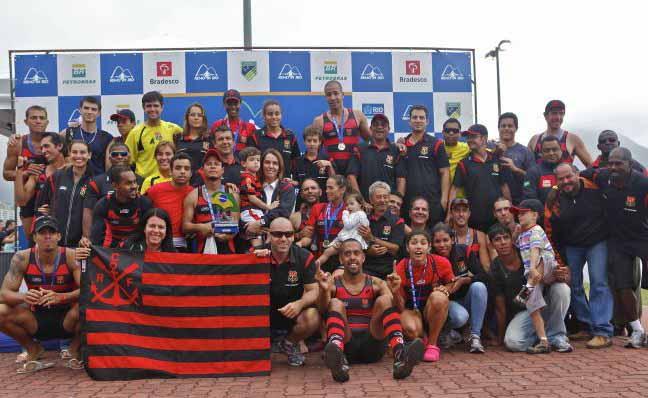 Com um total de nove vitórias, o Flamengo foi o clube com o maior número de medalhas de ouro, sagrando-se assim, o campeão brasileiro de 2011 / Foto: Divulgação